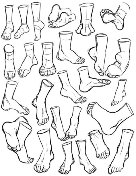 Anime Feet Poses